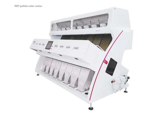 Pelet PET Optik / Penyortir Warna Serpihan 8 Chute