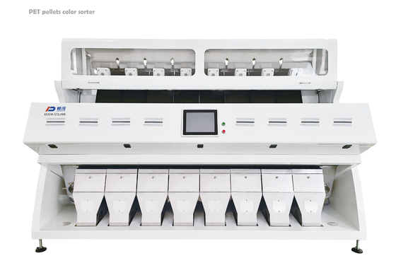Pelet PET Optik / Penyortir Warna Serpihan 8 Chute