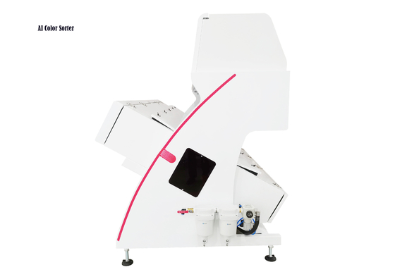 Mesin Penyortir Warna AI CCD 512 Channel 8 Chute