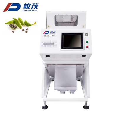 Layar Sentuh CCD Mini 1 Chute Mesin Penyortir Warna Optik Untuk Beras