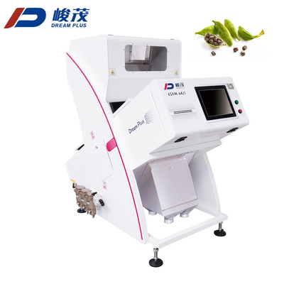 Layar Sentuh CCD Mini 1 Chute Mesin Penyortir Warna Optik Untuk Beras