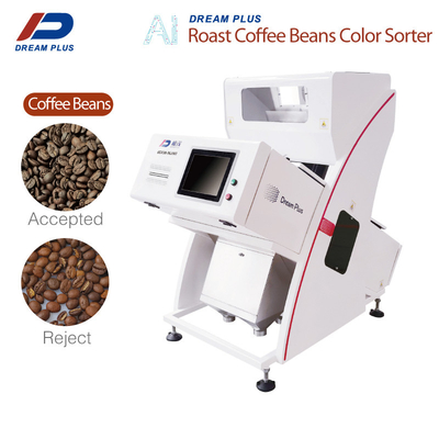 96 Saluran Industri Penyortir Warna Biji Kopi Dengan Kamera CCD