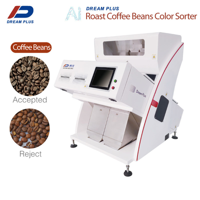 Industrial 2 Chutes Coffee Bean Color Sorter RGB 160 Channels