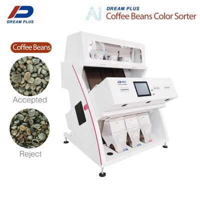 Kamera CCD RGB Mesin Sortir Biji Kopi 3 Saluran 192 Saluran Akurasi Tinggi