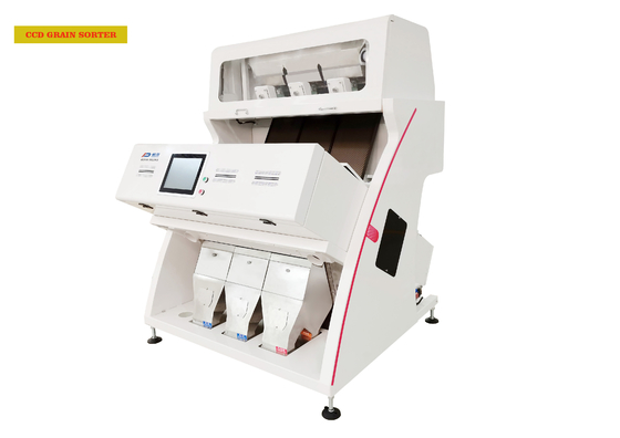 CCD Grain Color Sorter 192 Channel Dengan Ejector Frekuensi Tinggi