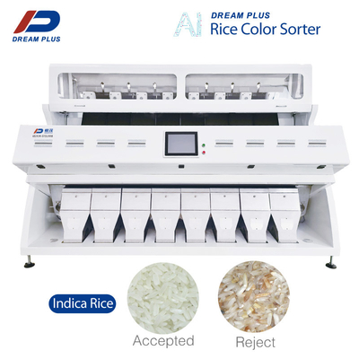 Dream Plus CCD Rice Color Sorter Machine 8 Chutes
