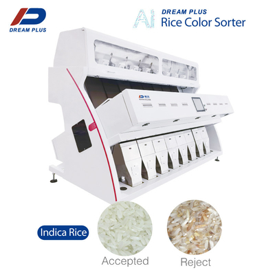 Dream Plus CCD Rice Color Sorter Machine 8 Chutes