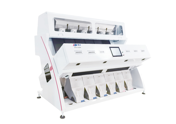 Mesin Penyortir Warna Padi CCD RGB Pertanian 6 Saluran 384 Saluran