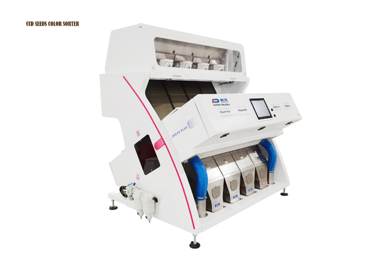 CCD Seeds Color Sorter 4 Chute Akurasi Penyortiran 99%.