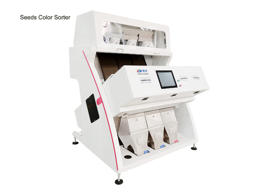 3 Chutes Seeds Color Sorter Dengan Penyortiran Sekunder