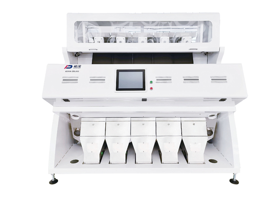CCD RGB Optical White Bean Grain Sorter 5 Chutes 320 Channels