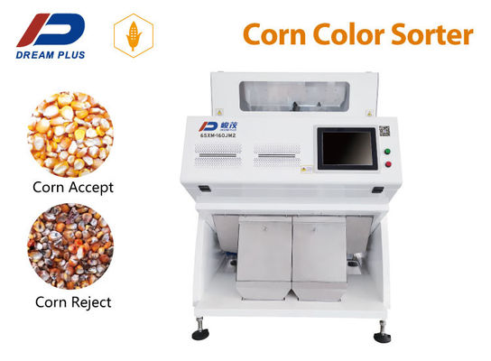 5400 Ccd Mini 2 Chutes Mesin Sortasi Warna Butir Industri Cerdas