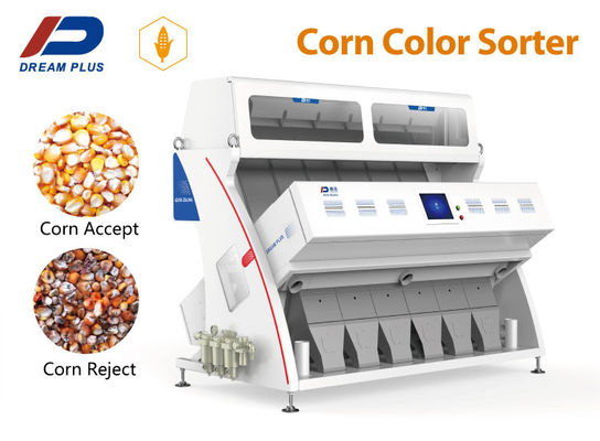 Mesin Grading Jagung Penyortir Warna 3.6kw 3.6kw Kapasitas 2-3 Ton