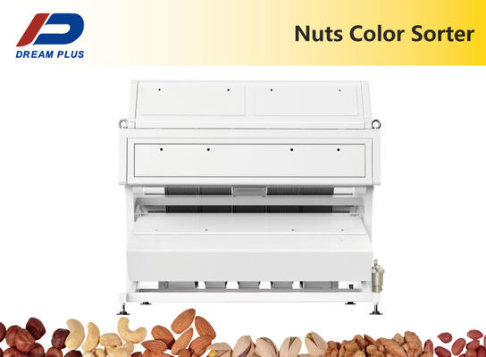 Optical 5 Chutes Window Camera Grain Color Sorter Kebisingan Rendah