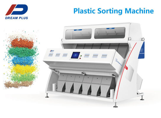 Mesin Sortasi Warna Plastik Resolusi Tinggi 384 Channel 220V 50HZ
