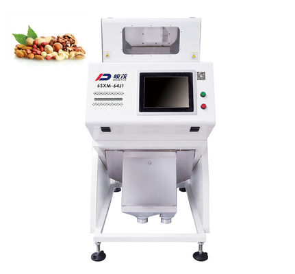 Macadamia Kernel Shell Mini Color Sorter 500kg / H Dengan 64 Saluran