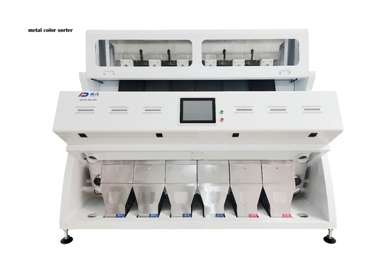 6 Chutes Color Sorter Untuk Aluminium Tembaga Industri Daur Ulang Logam