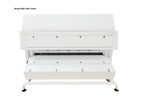 6 Chutes Grain Color Sorter RGB Dengan High Frequency Ejector