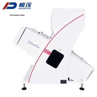 2 Chutes Grain Color Sorter Sertifikat CE 5400 Pixel RGB CCD Sensor