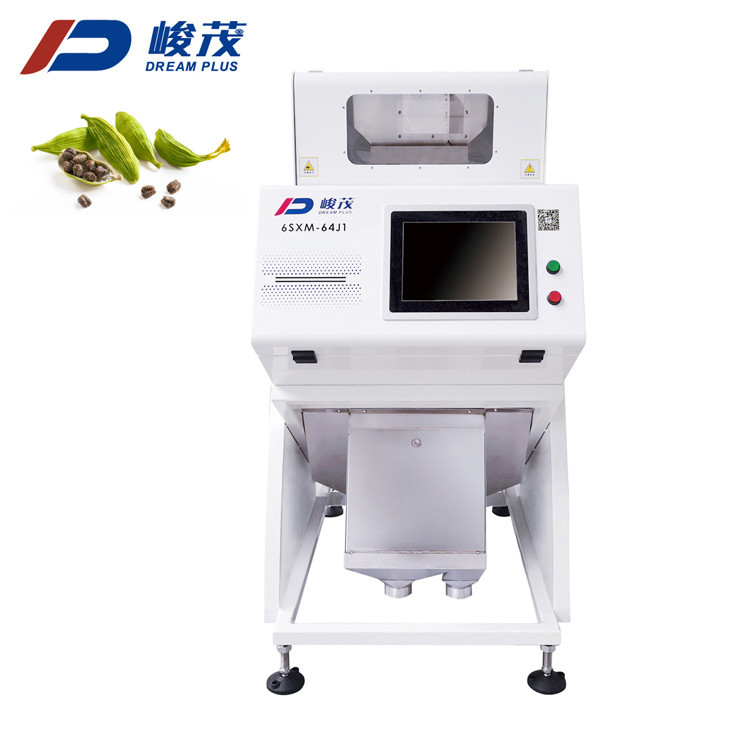 Layar Sentuh CCD Mini 1 Chute Mesin Penyortir Warna Optik Untuk Beras