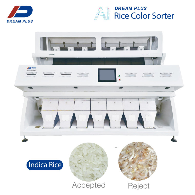 Dreamplus Rice Color Sorter Keakuratan Tinggi 99,99% Mesin Sorting