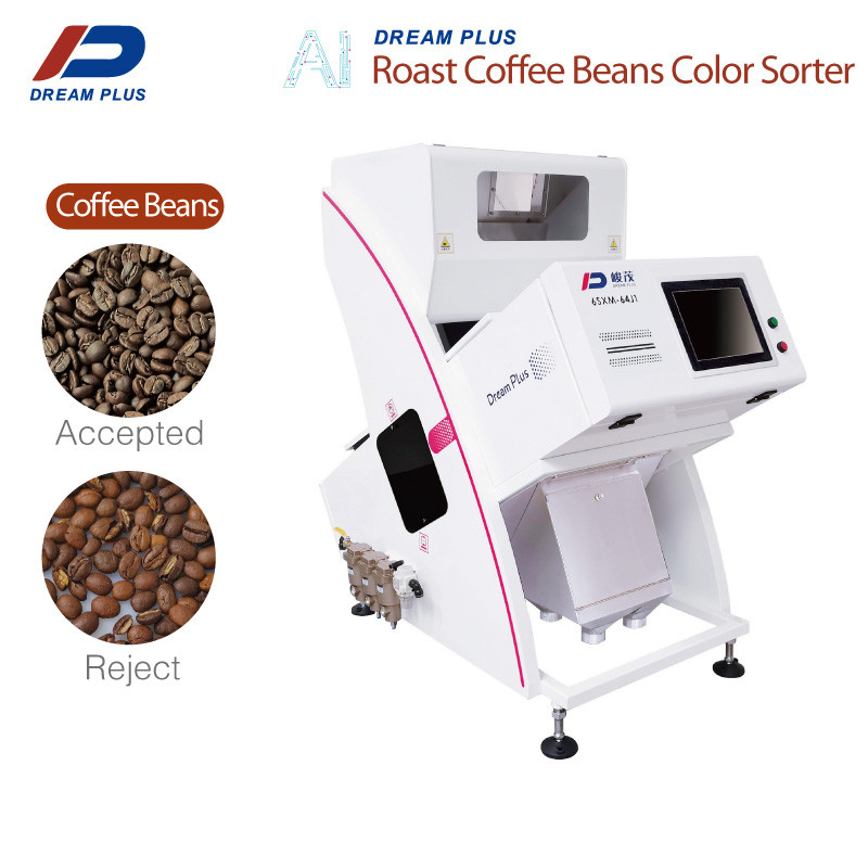 Pressure Alarm System mini Nuts Color Sorter Untuk Penyortiran Jambu Mete