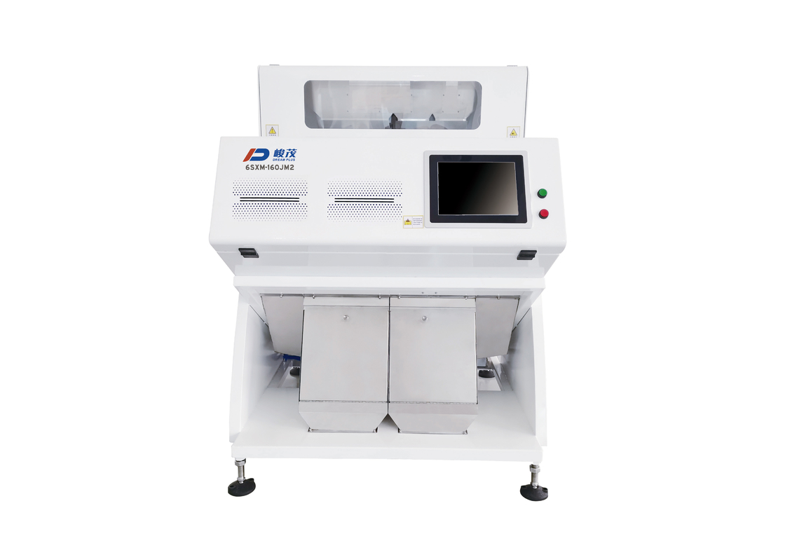 Mesin Sortasi Warna Gandum CCD 2 Chutes 160 Saluran