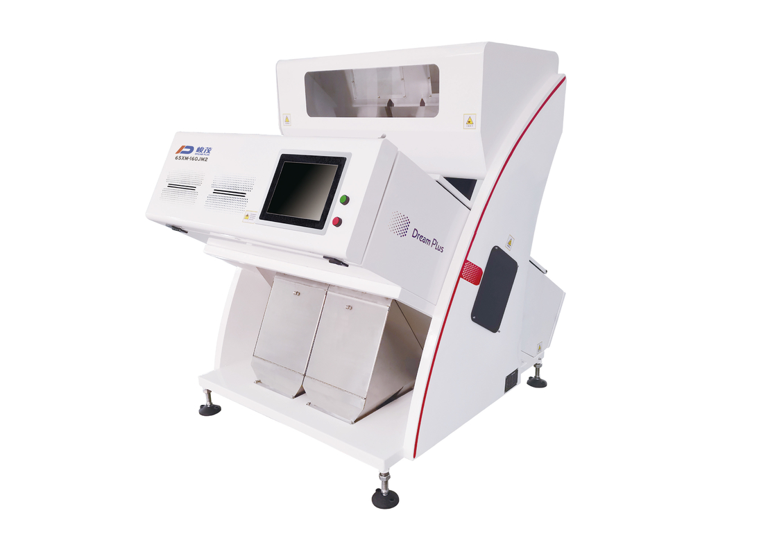 Penyortir Warna Gandum CCD Dengan RGB 2 Chutes 160 Saluran