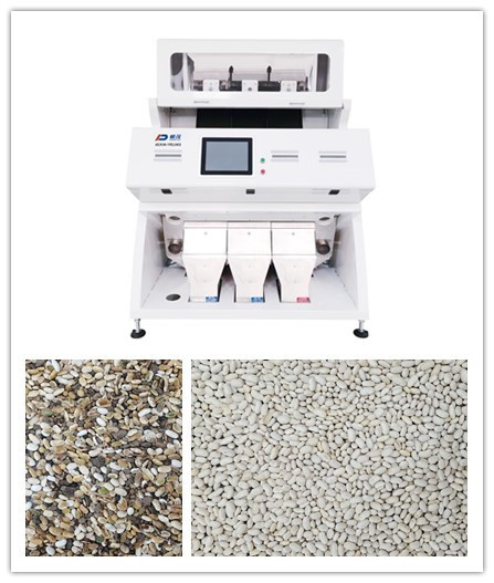 5400 Pixel RGB CCD White Beans Peralatan Penyortiran Optik 3 Peluncuran