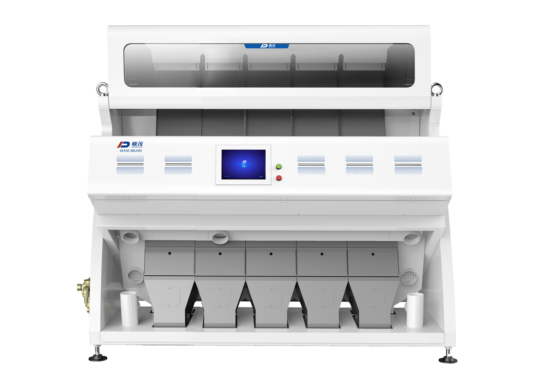 1.5 - 3 T / H Kacang Sorter Warna Dengan Sensor Kamera TOSHIBA Dan Lampu LED