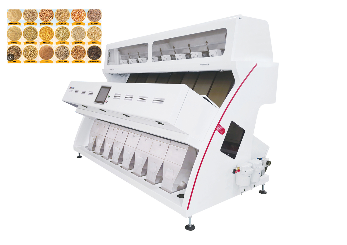 Teknologi One-Button-Analysis Wheat Color Sorting Machine untuk pembagian gandum
