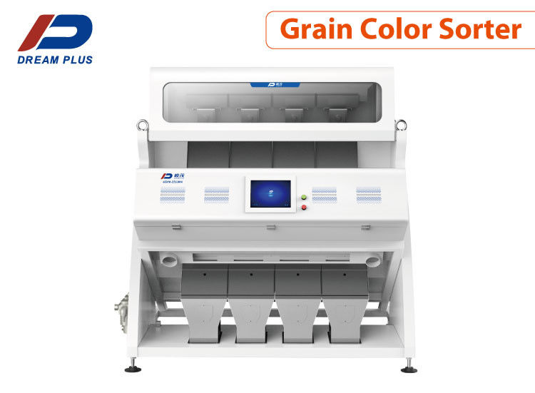 Corn Grit Grain Color Sorter 4 Chute Dengan Identifikasi Hd