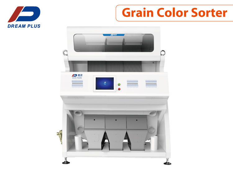 5400 Piksel Mesin Penyortir Warna Butir CCD Soba 3 Chutes