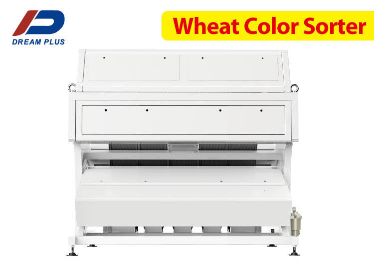 Mesin Penyortir Warna Barley / Oat / DrumWheat / Black wheat dengan struktur sistem yang dioptimalkan
