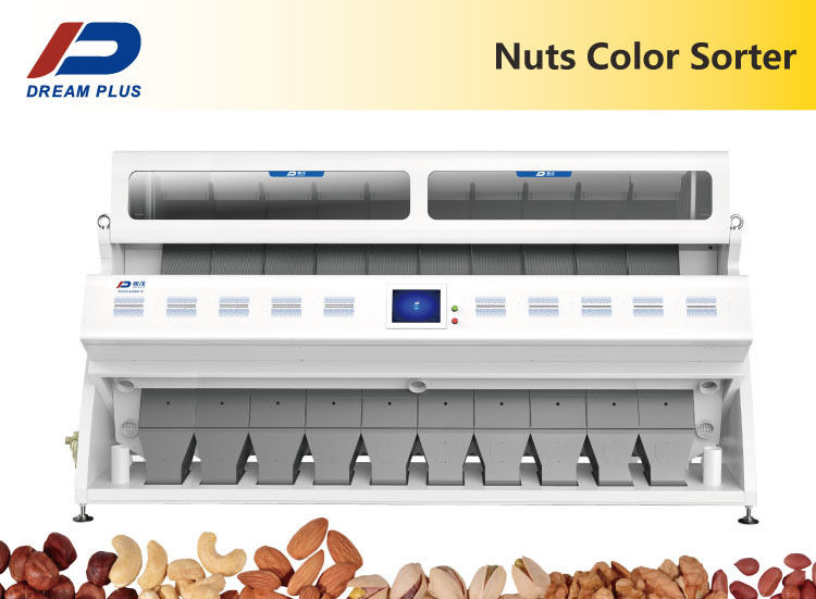 Peralatan Penyortir Warna Kacang Besar Elektronik AC220V 50Hz Peningkatan Throughput