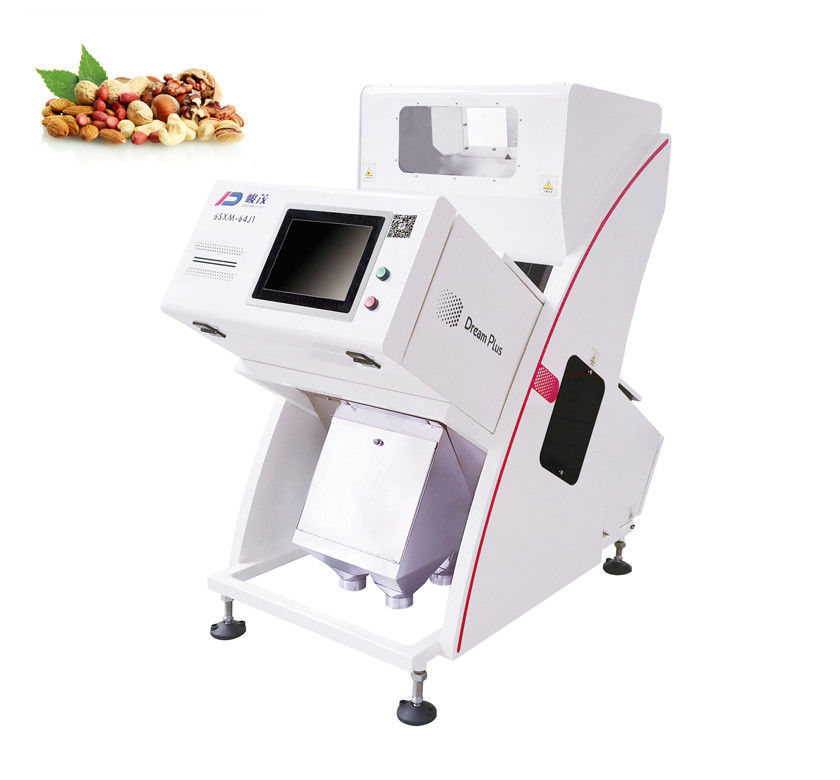 Macadamia Kernel Shell Mini Color Sorter 500kg / H Dengan 64 Saluran