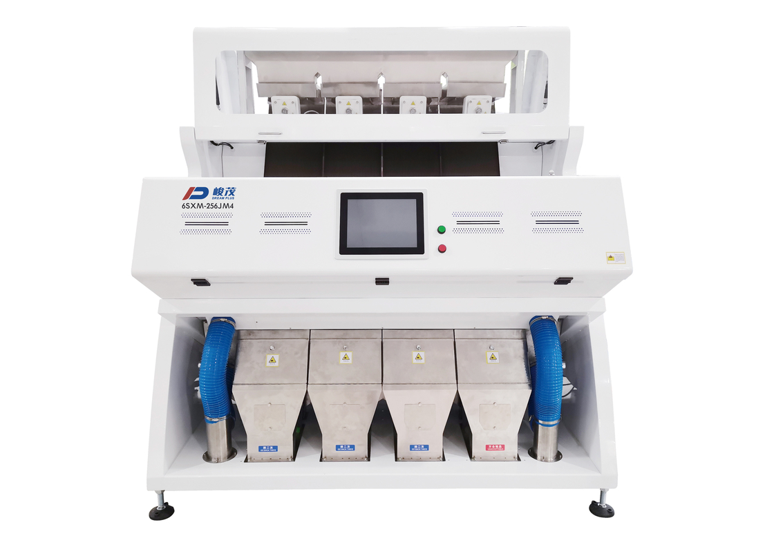 Mesin Sortir Plastik Empat Chute Dengan Led Tft Real 10 &quot;Layar