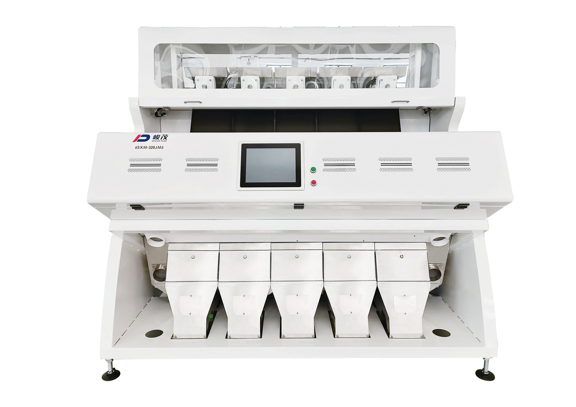 5 Chute AI MultiFunction Mesin Penyortir Warna Gandum Resolusi Tinggi