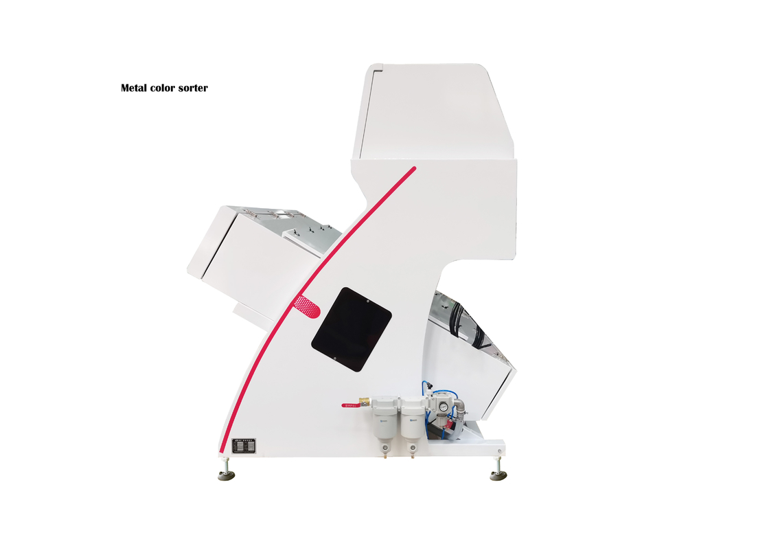6 Chutes Color Sorter Untuk Aluminium Tembaga Industri Daur Ulang Logam